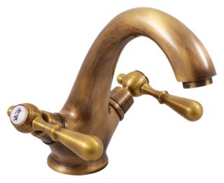 Смеситель для раковины Rav Slezak Morava retro MK428.5SM Бронза